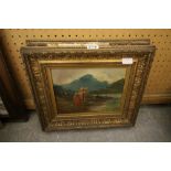 Pair of Highland Cow pictures in gilt frames