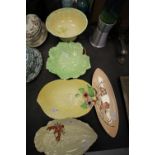 Carlton Ware - 5 Serving Plates & Dishes