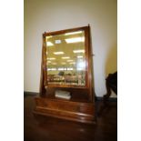 George III Walnut Toilet Mirror