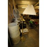 Brass standard lamp