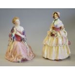 Two Royal Doulton figures - Aileen HN1664 and Irene HN1621 (both a.f.)