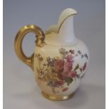 Royal Worcester Blush Ivory Tusk jug, 13cm high, No. 1094 (flake chip to rim)