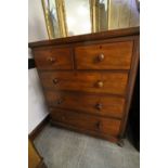Victorian 2/3 chest of drawers
