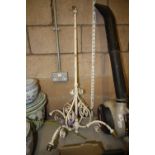Wrought Iron 4 Branch Light Fitting