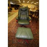 Stressless type chair and footstool