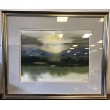 Eric Gilboy - Watercolour - 'Dawn, Derwentwater', 35cm x 47cm, signed and dated '79, framed