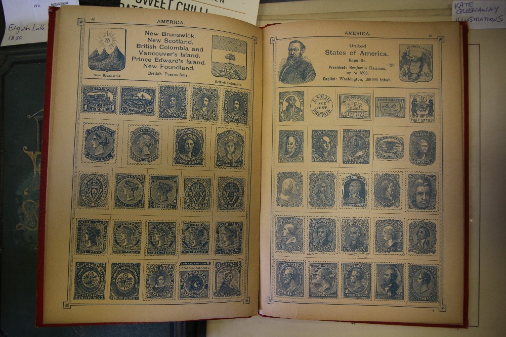 Unused Victorian stamp album (information dates between 1888 and 1890) - Image 3 of 3