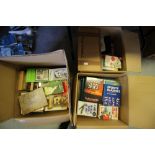 3 Boxes of mixed books