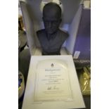 Wedgwood limited edition bust of D. Eisenhower