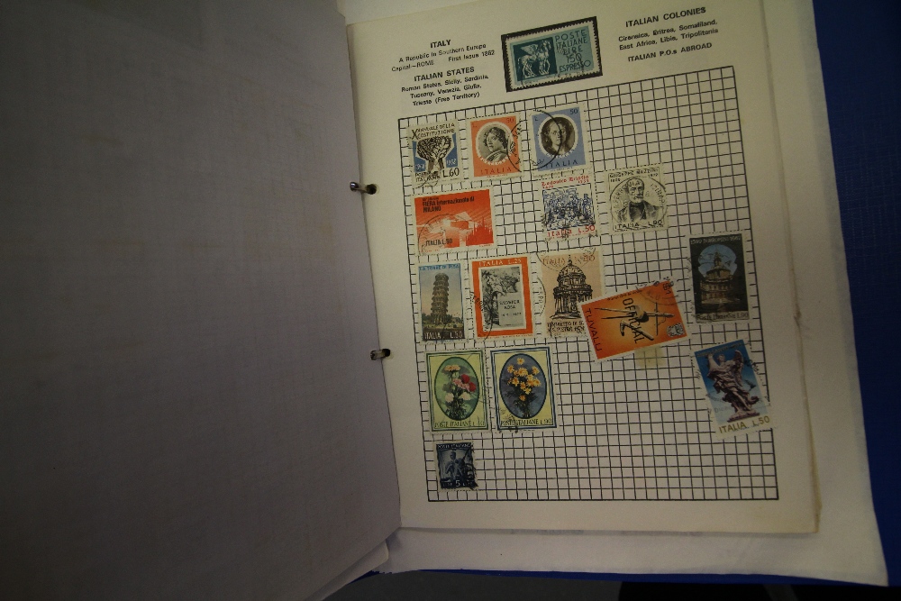 2 arch level files of worldwide stamps and ring binder of Hungarian stamps - Image 2 of 9