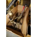 Mixed Box of Metalware