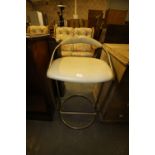 Metal Framed Bar Stool