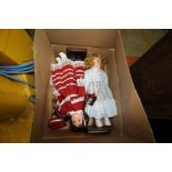 2 Boxes of Dolls & Porcelain Heads