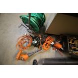 Garden Vac and Black and Decker hedge trimmer