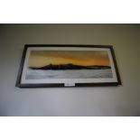 John Shedwick - photographic print - Langdale Pikes and Helvellyn Range, framed