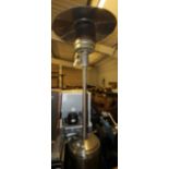 Stainless steel patio heater with bottle