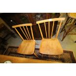 4 Ercol Stick Back Chairs
