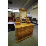 Pine dressing chest