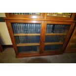 Large Victorian Glazed Mahogany Book Case