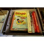 Box of children's comics and annuals