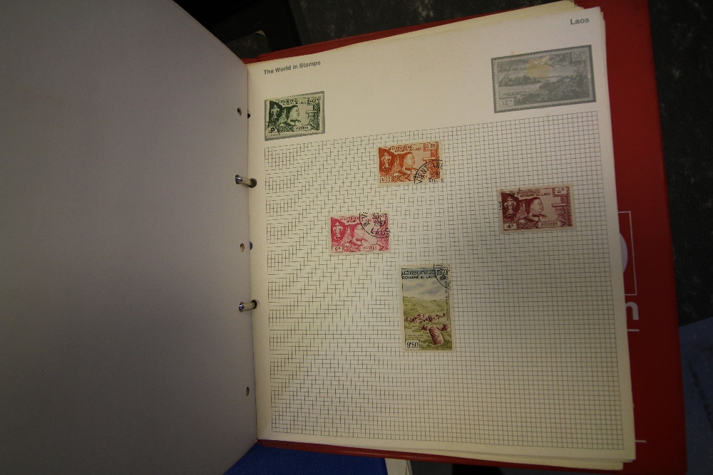 2 arch level files of worldwide stamps and ring binder of Hungarian stamps - Image 4 of 9