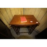 Edwardian Nest of 3 Inlaid Tables