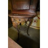 Cast Britannia Bar Table