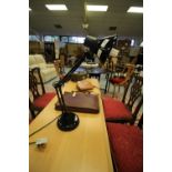 Anglepoise type desk lamp