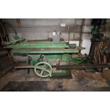 Vintage green lathe