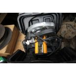 JCB circular saw, cased