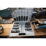 Cased set of screwdrivers