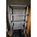 Plastic shelving