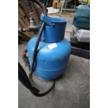 Calor gas bottle and Waller blow torch