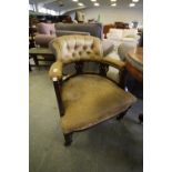Victorian Buttoned Tub Armchair