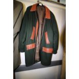 Extra Large Gentleman’s Wool & Leather Hunting/Shooting coat