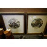 Arthur Ackerman and Son after W J Shayer, set of four hunting prints