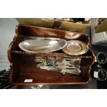 Mahogany Cutlery Tray, Cutlery, Keswick Dish