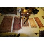 Five small rugs