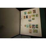 Two home-made stamp albums - 'Animals of the World' and 'Agriculture, etc', containing a mix of