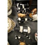 Quantity of Beswick cattle, some af