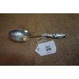 American souvenir teaspoon, marked sterling
