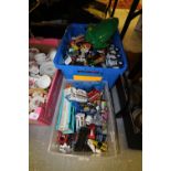 2 Boxes of model cars etc