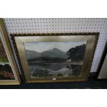 Maysons tinted photograph, Derwentwater