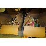 Two boxes of mixed Ordnance Survey maps