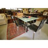 Glass Kitchen Table & 6 Chairs
