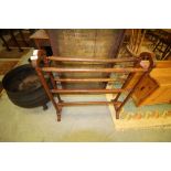 Edwardian Elm Towel Rail