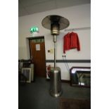 Stainless steel patio heater with bottle