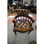 Leather Captains style chair