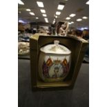 Golden Jubilee tea caddy in original box