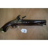 Tower proofed Sea Service flintlock - William Smith of St James, officers initials on escutcheon